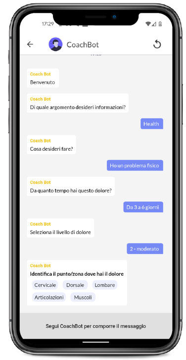 Applicazione con chat box intelligenza artificiale